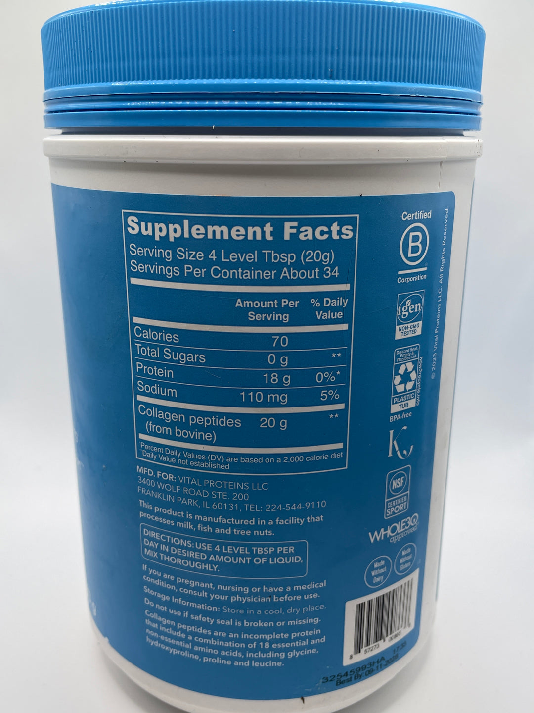 Vital Proteins- Collagen Peptides