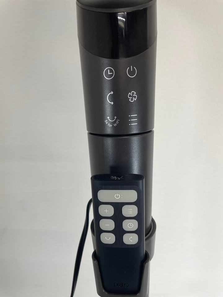 Dreo Oscillating Pedestal Fan with Remote Control, 8+H Speed Settings, Adjustable Height