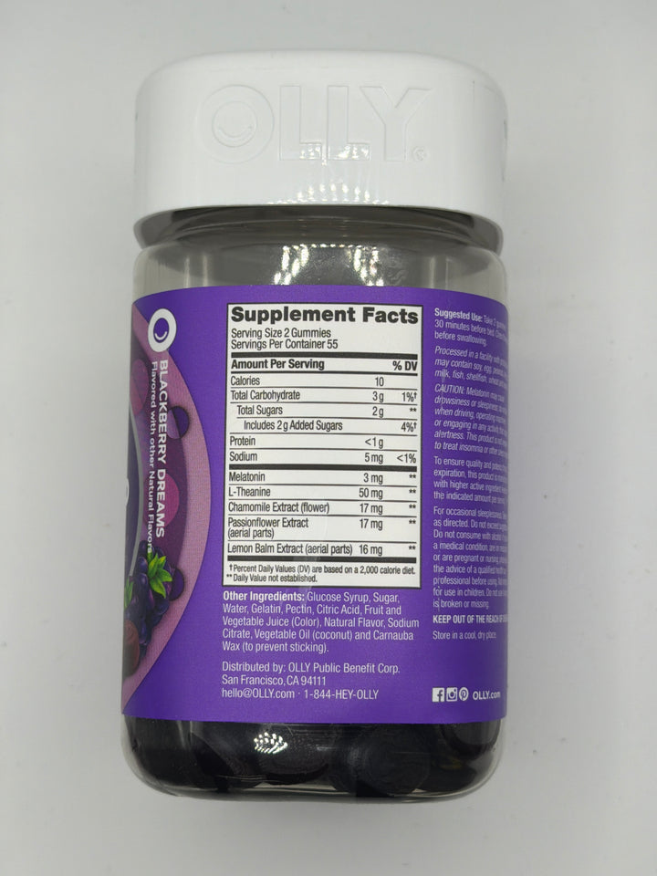 Olly- Sleep Gummies 110ct