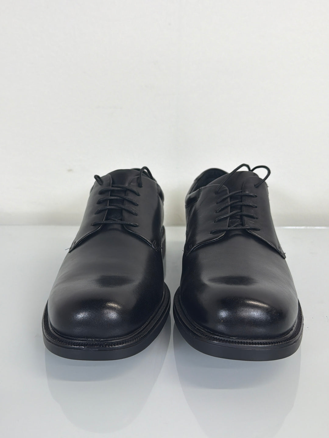 Rockport Margin Black Leather Oxford Dress Shoes: Size 14