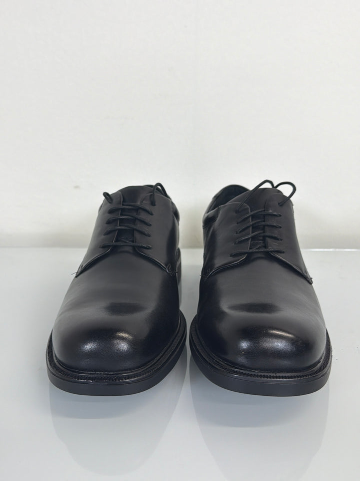 Rockport Margin Black Leather Oxford Dress Shoes: Size 14