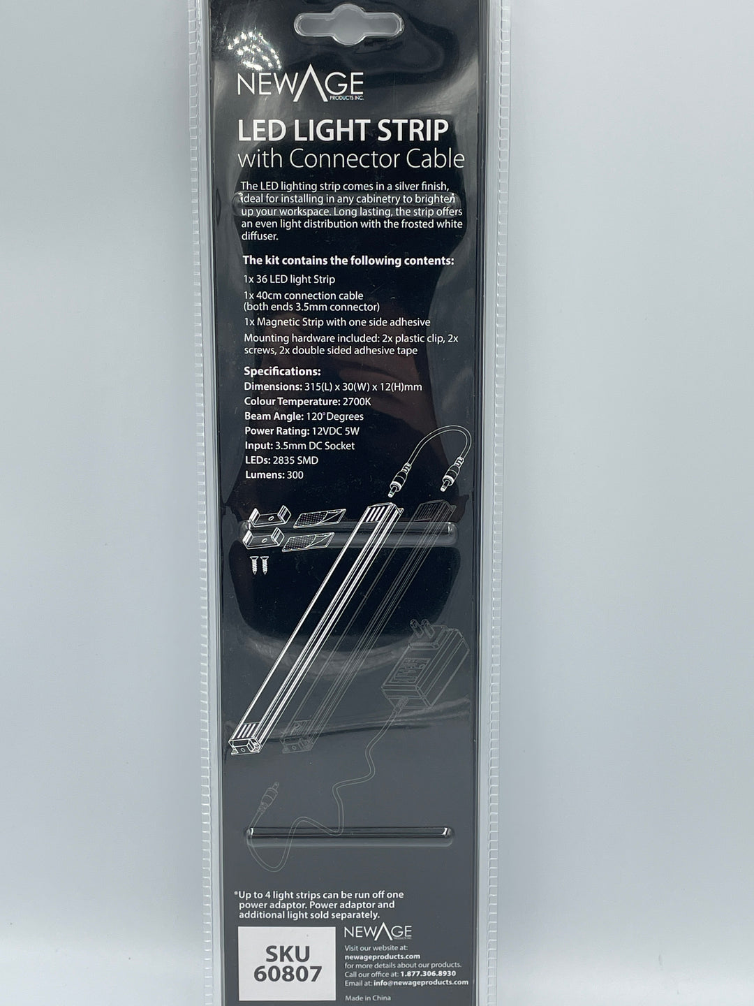 LED Light Strip with Power Adaptor