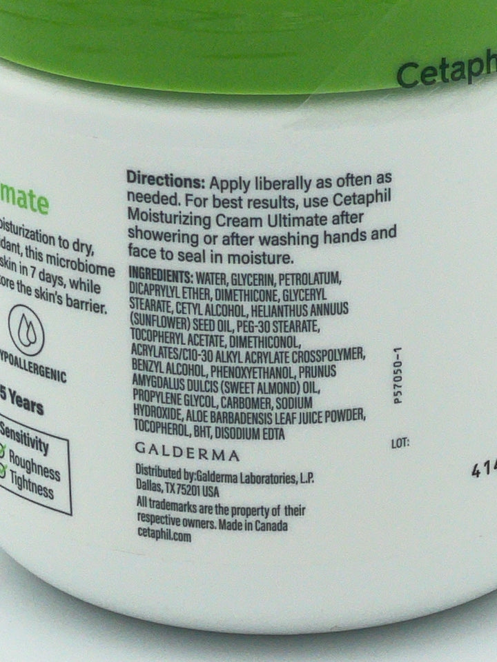 Cetaphil - Moisturizing Cream Ultimate￼16oz