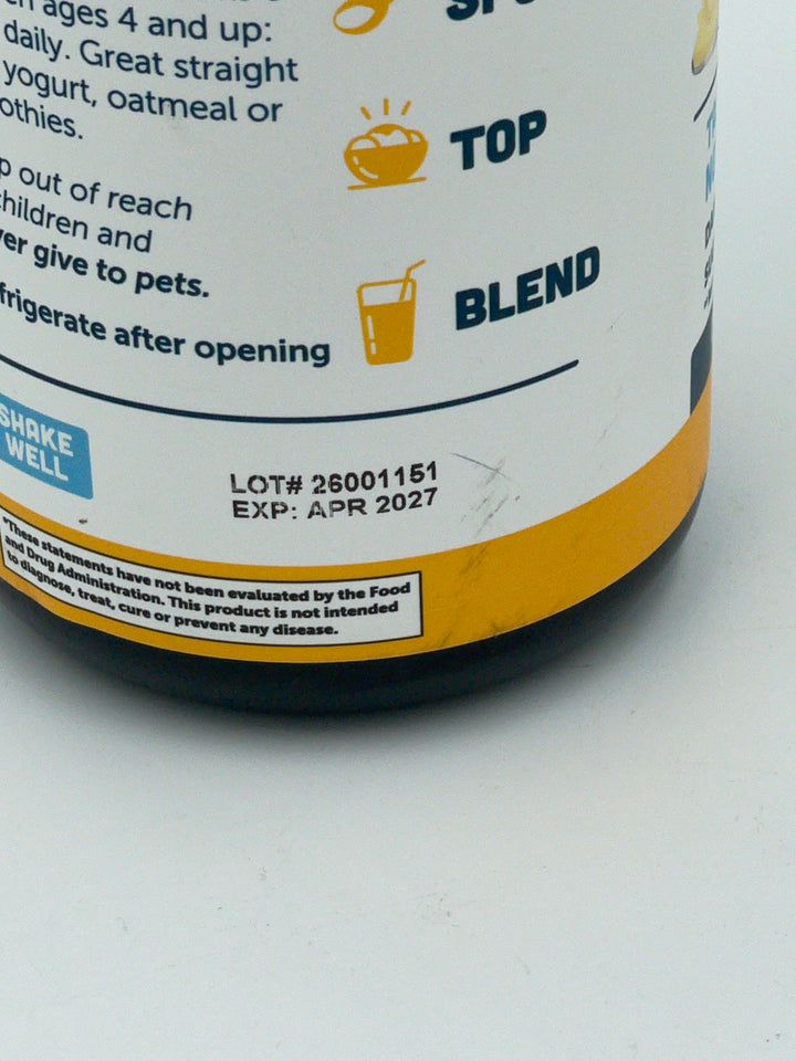 Barlean's Omega 3 Fish Oil Liquid Supplement