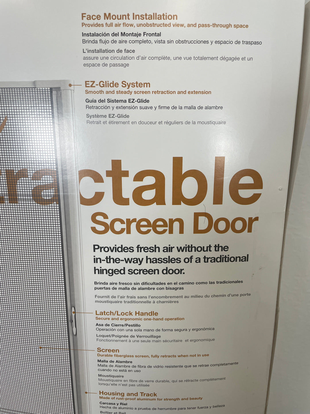 Retractable Screen Door