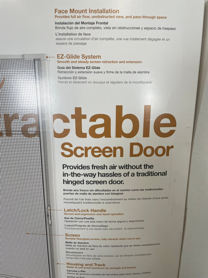 Retractable Screen Door