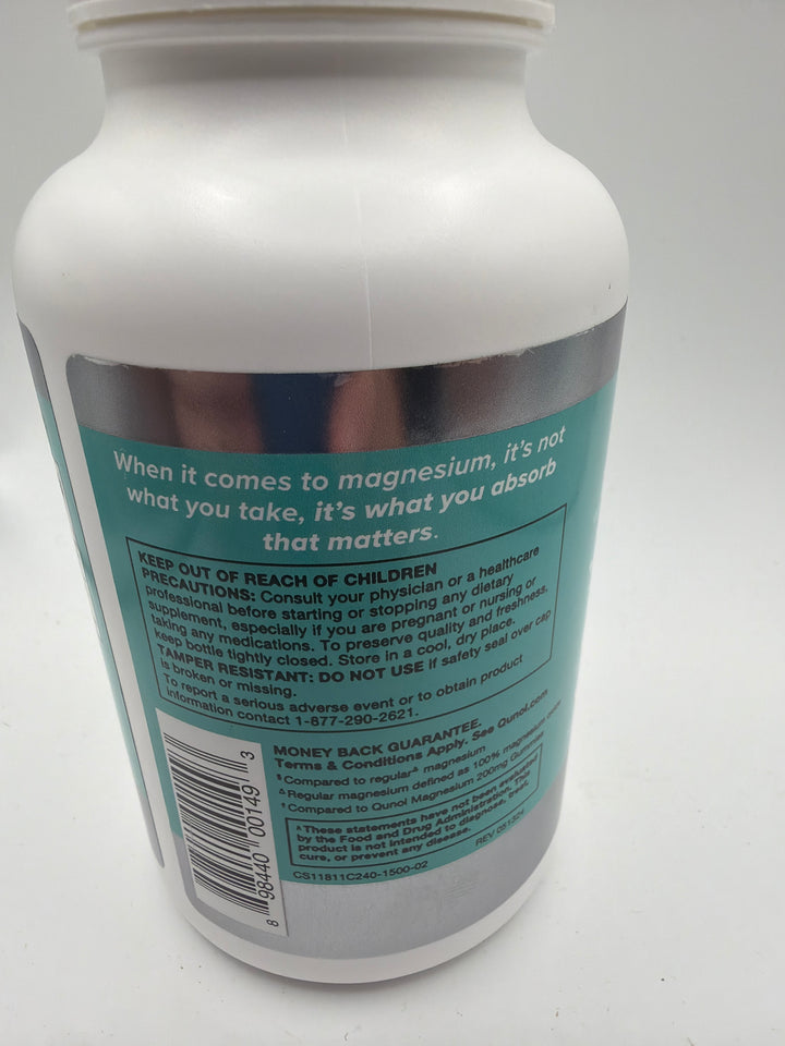 Qunol Minerals- Extra Strength Magnesium 420mg