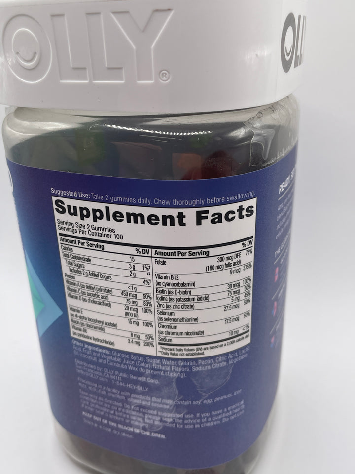 OLLY Men's Multivitamin Gummy, 200 Gummies