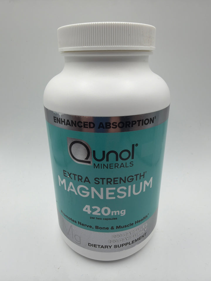 Qunol Minerals- Extra Strength Magnesium 420mg