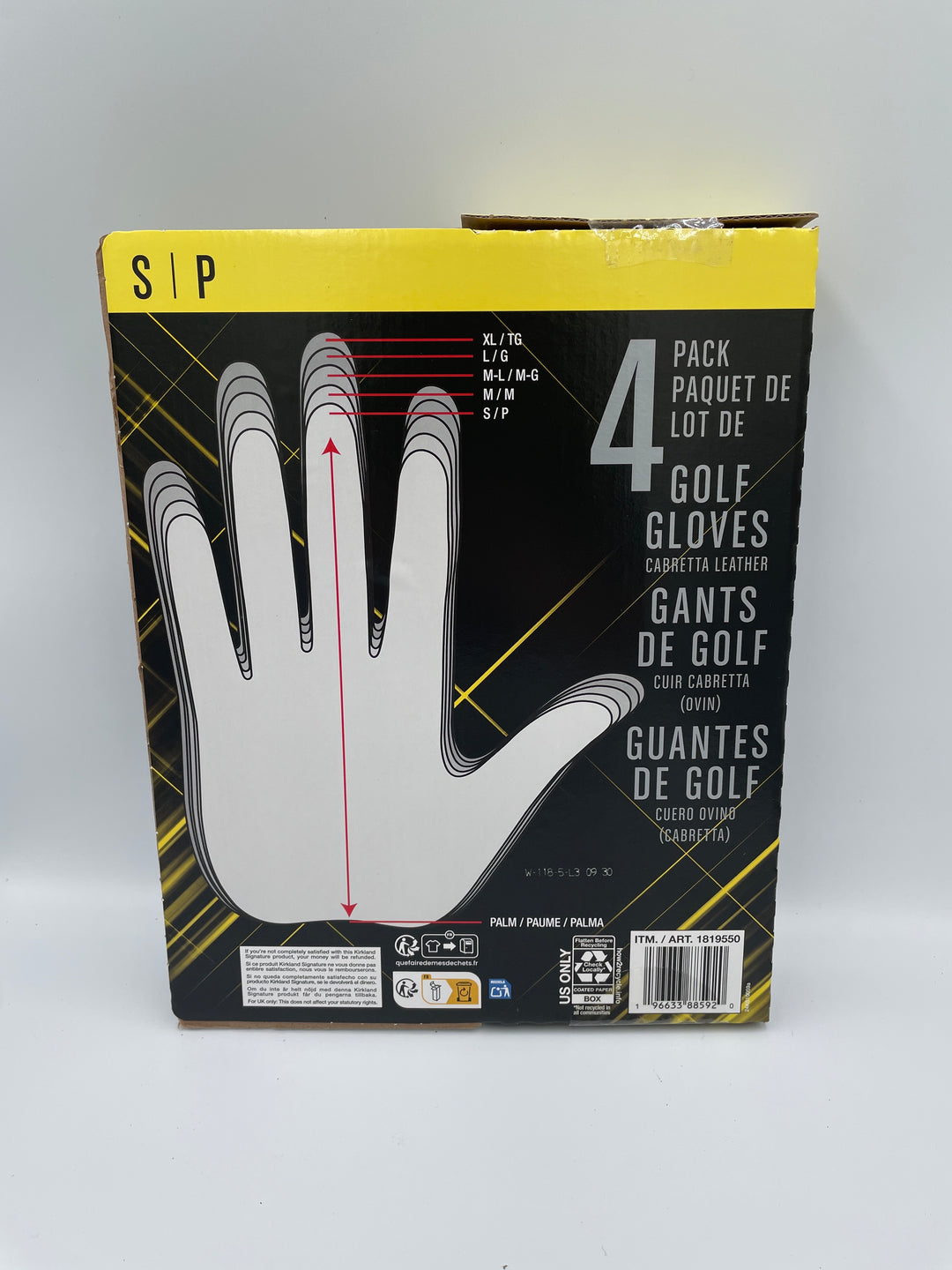 Golf Gloves - Kirkland Signature