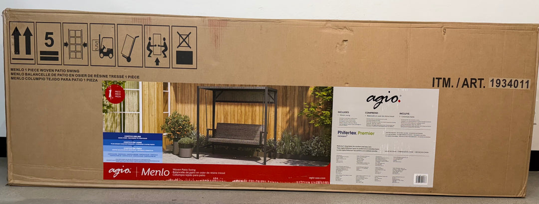 Agio Woven Patio Swing - Menlo
