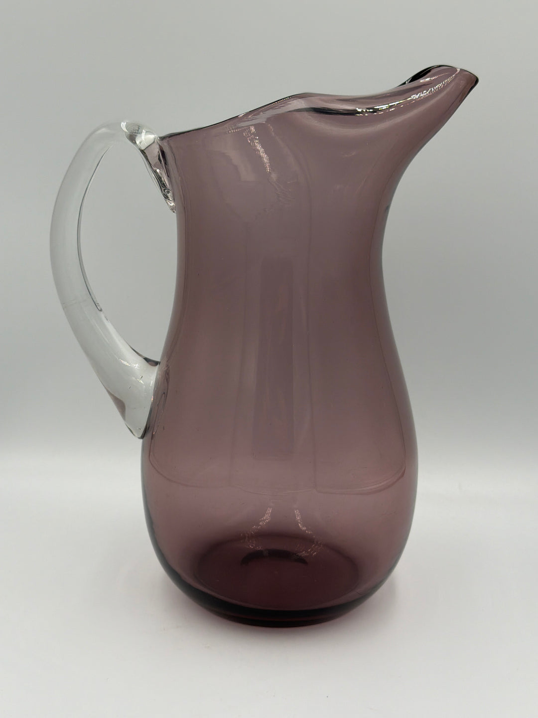 Vintage Kumela Handblown Glass Pitcher