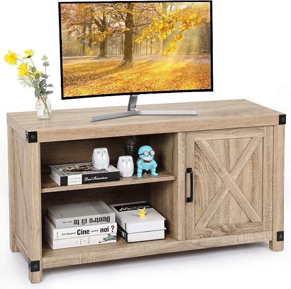 Alphamount Farmhouse-Style TV Stand
