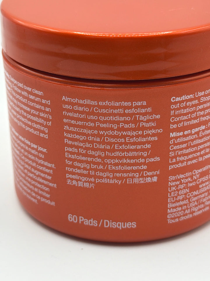 StriVectin - Daily Reveal Exfoliating Pads- 60qty