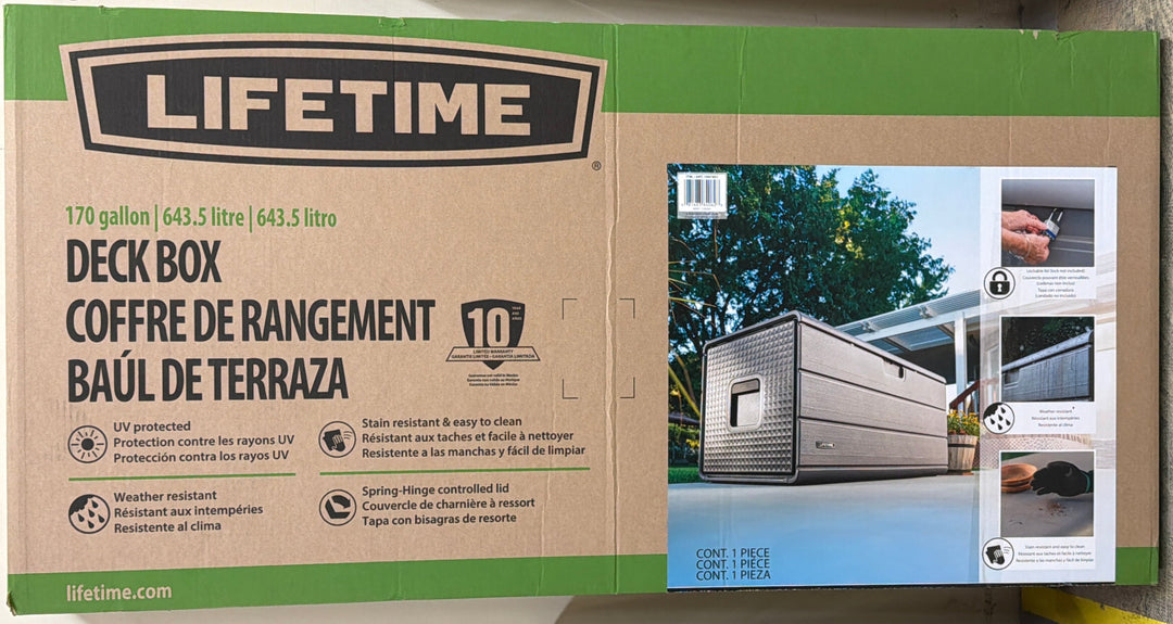 Lifetime Deck Box (170 gallon)