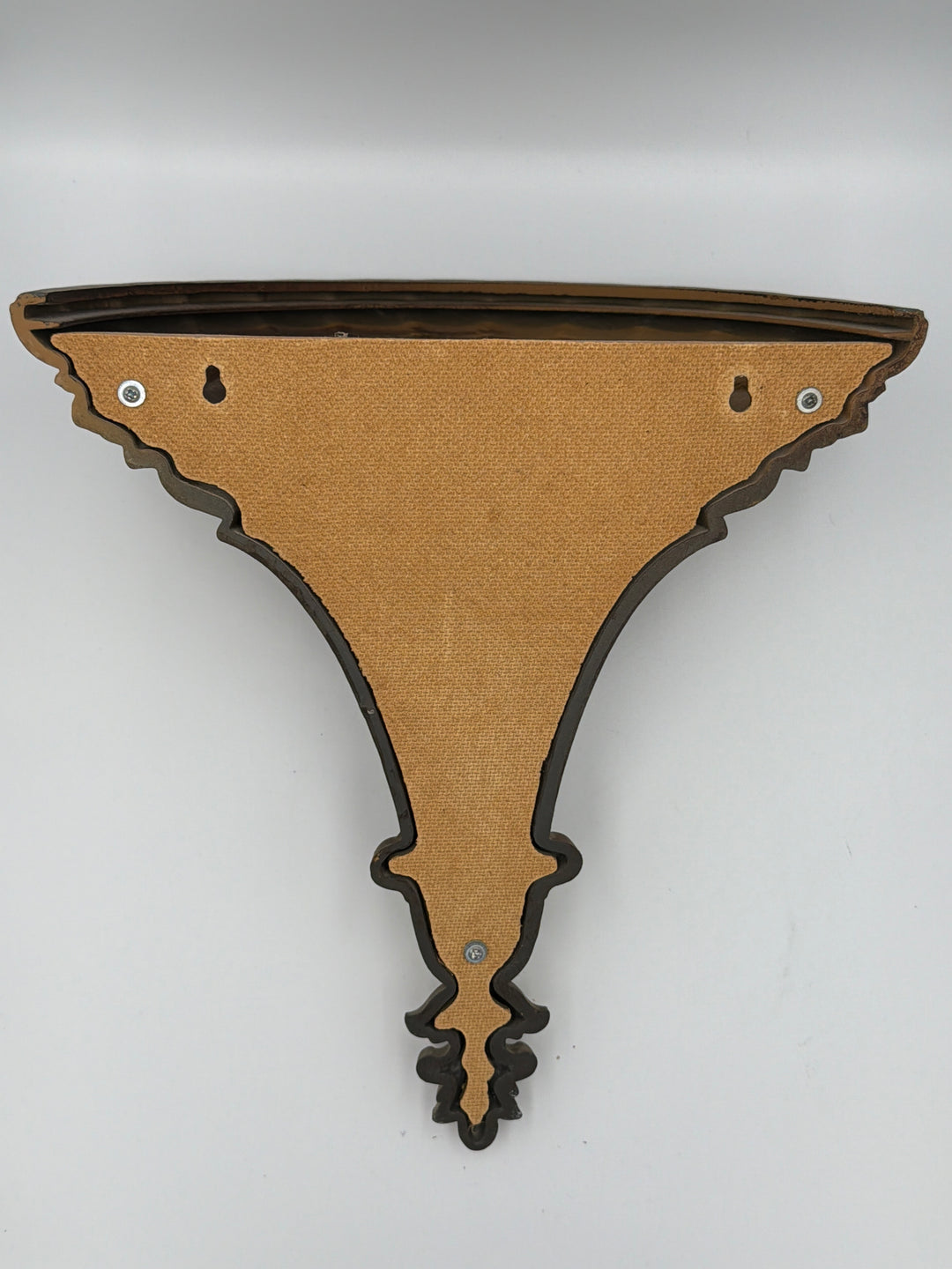 Vintage Hollywood Regency Gilded Wall Shelf
