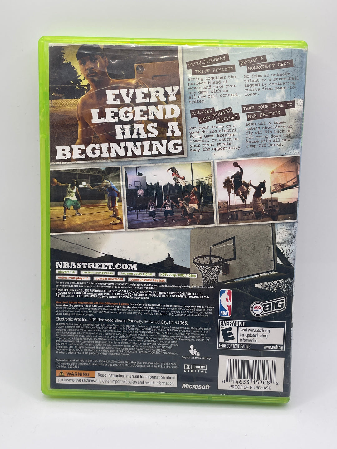 XBOX 360 Game- Street Homecourt
