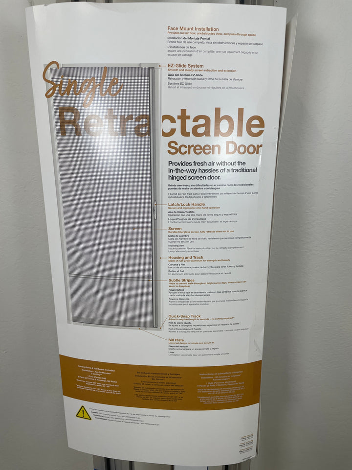 Retractable Screen Door