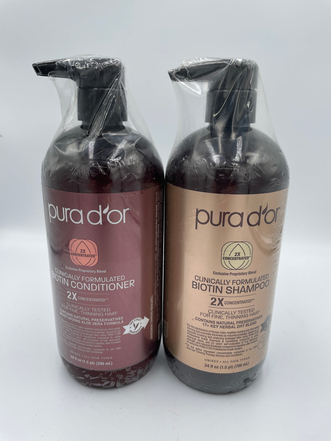 Pura d’or Shampoo & Conditioner