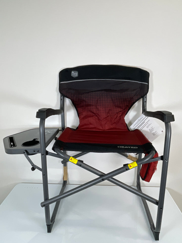 Timber Ridge Heated Director’s Chair with Side Table