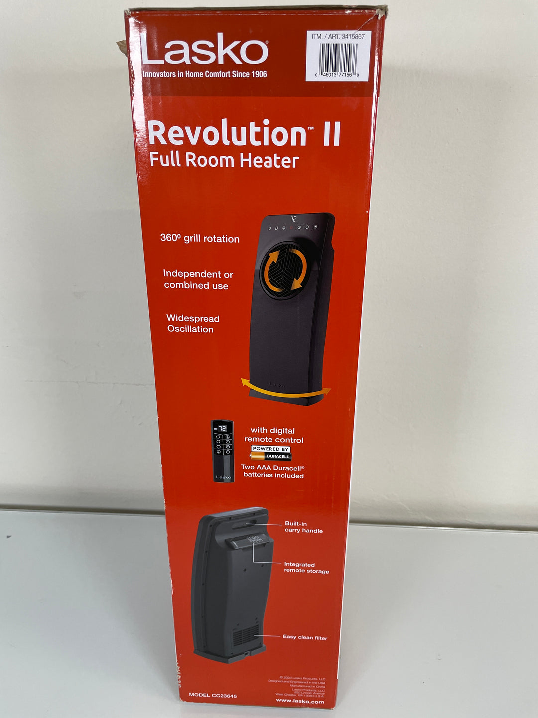 Lasko Revolution II Full Room Heater