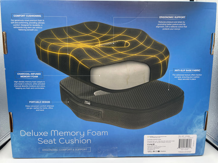 Deluxe Memory Foam Seat Cushion