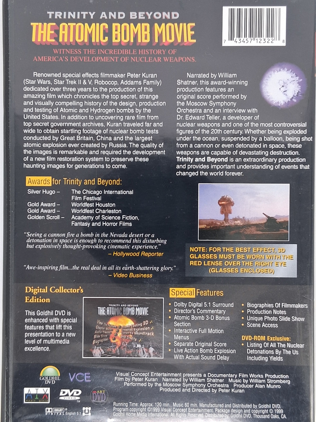 DVD - The Atomic Bomb Movie