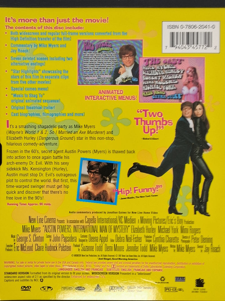 DVD - Austin Powers: International Man of Mystery