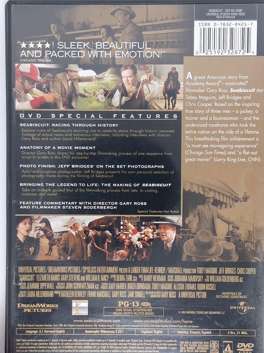 DVD - Seabiscuit