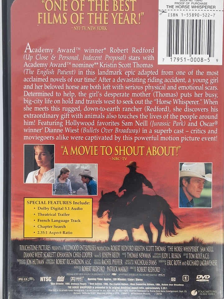 DVD - The Horse Whisperer