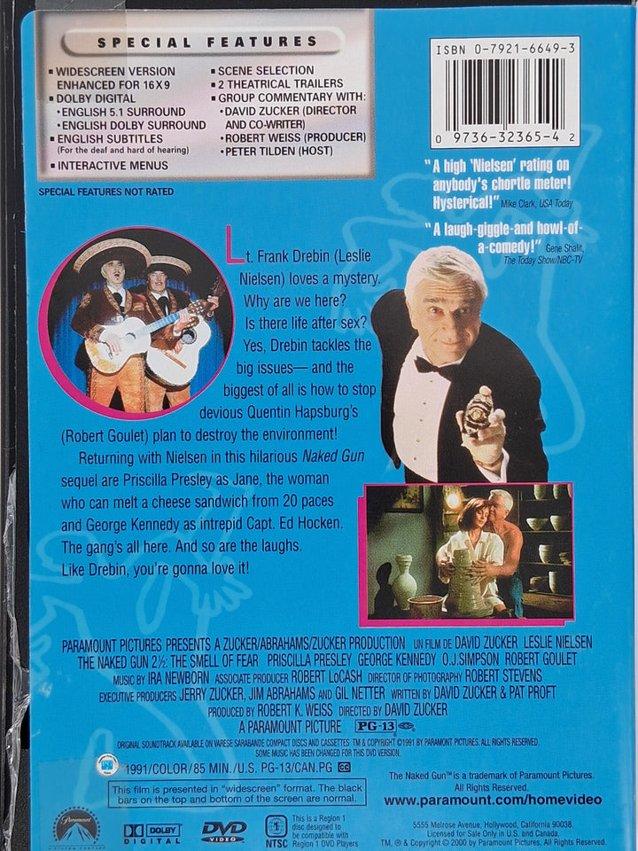 DVD - The Naked Gun - 2 1/2 The Smell of Fear