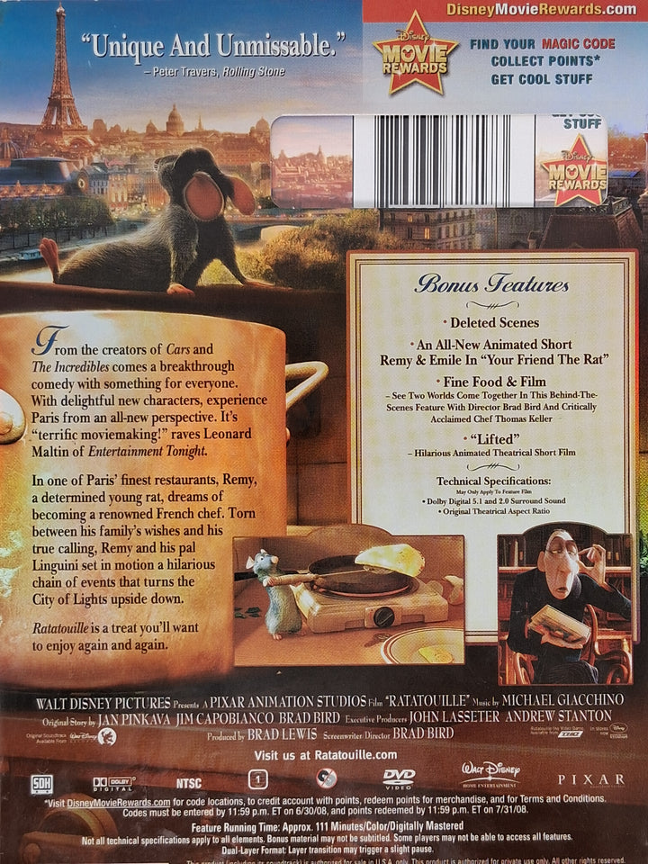 DVD - Ratatouille