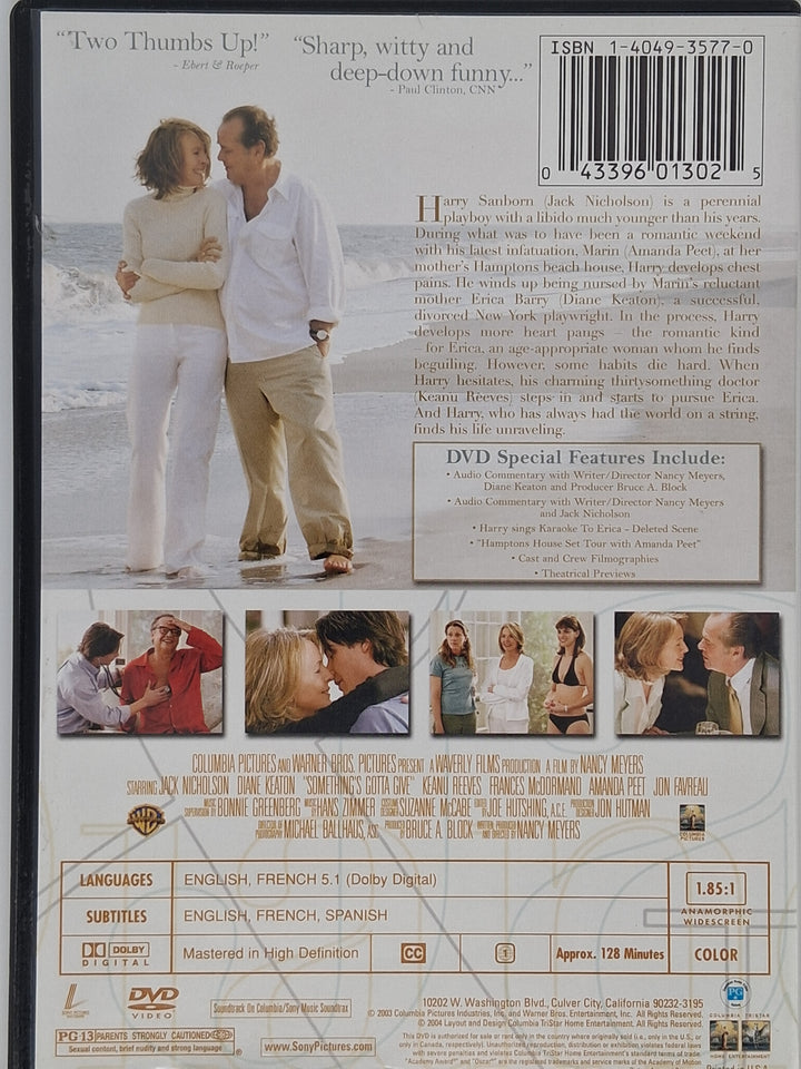DVD - Something's Gotta Give