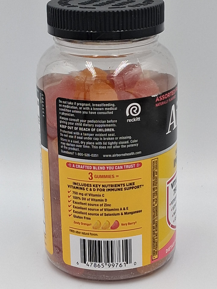 Airborne Gummy Immune Support Supplement, 90 Gummies