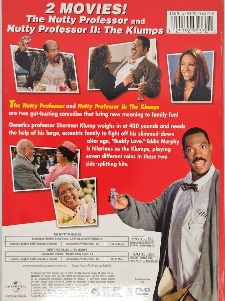 DVD - The Nutty Professor I & II