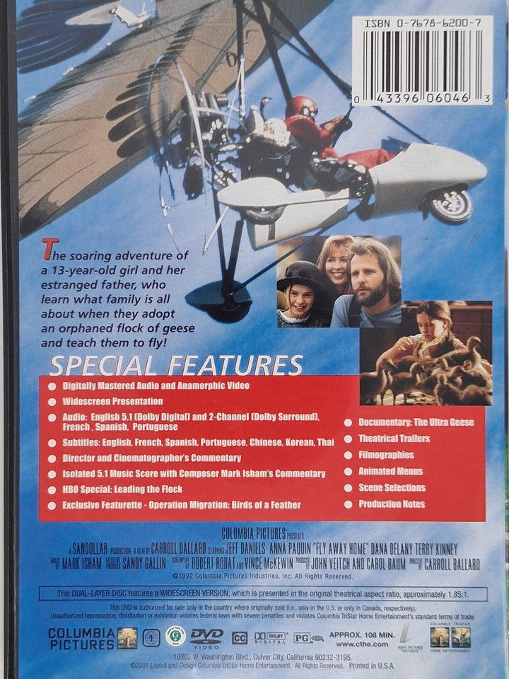 DVD - Fly Away Home