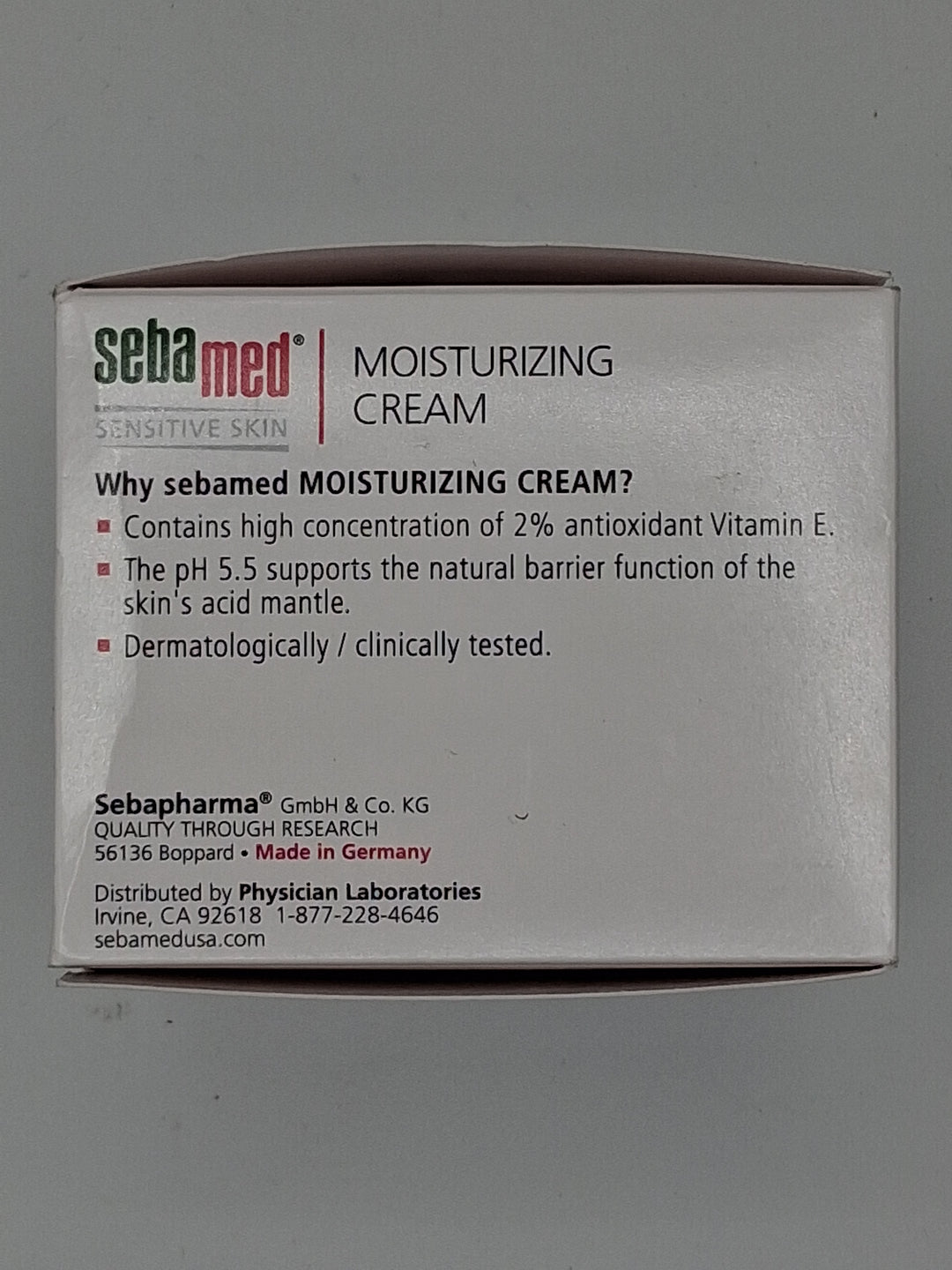Sebamed Moisturizing Cream, 2.6 fl oz (75 mL)
