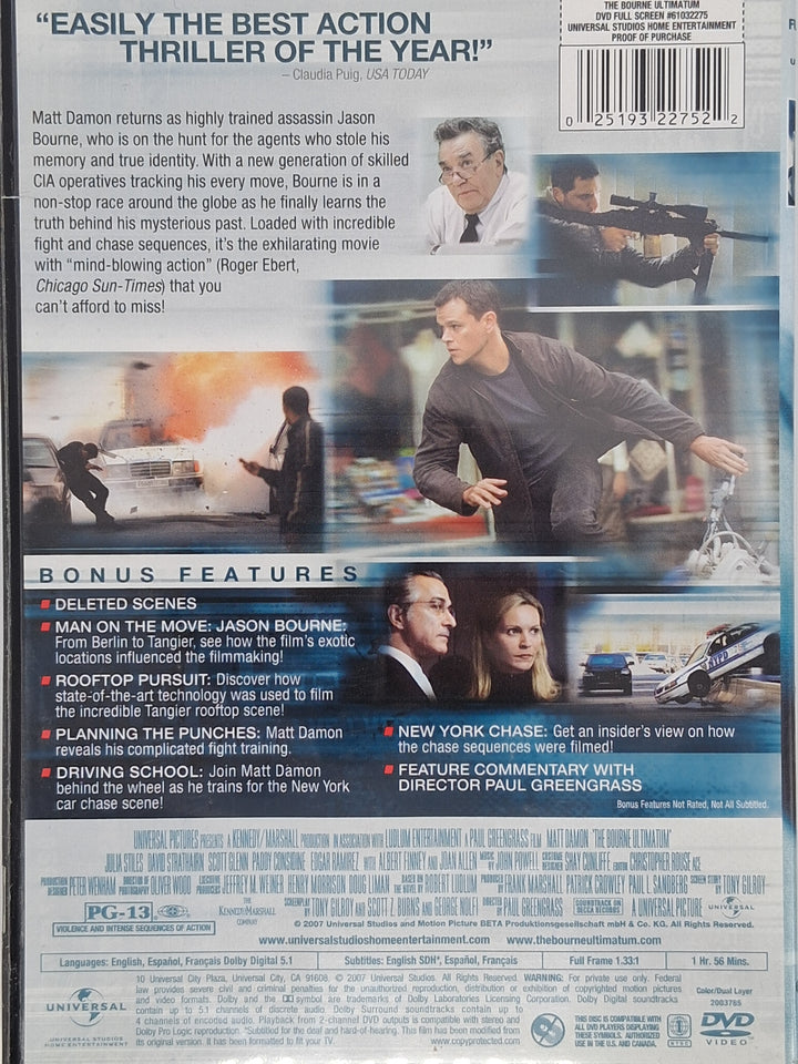 DVD - The Bourne Ultimatum