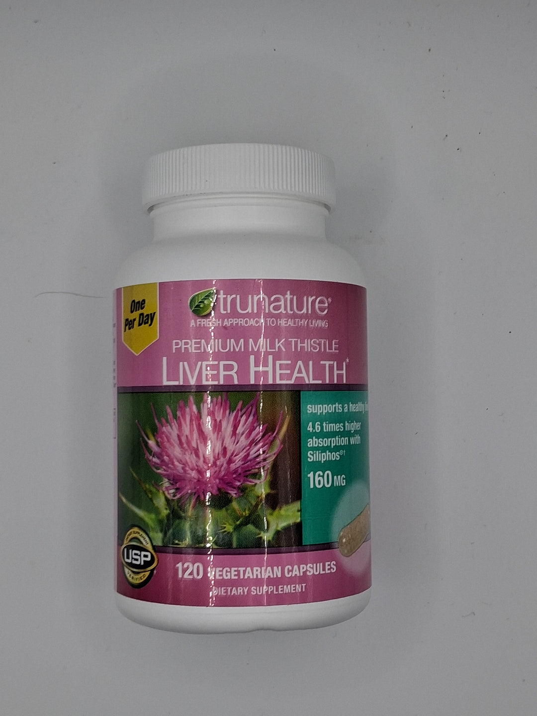 trunature Premium Milk Thistle 160 mg, 120 Vegetarian Capsules