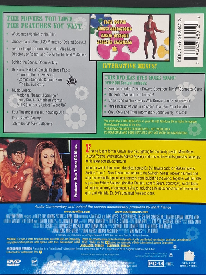 DVD - Austin Powers The Spy Who Shagged Me