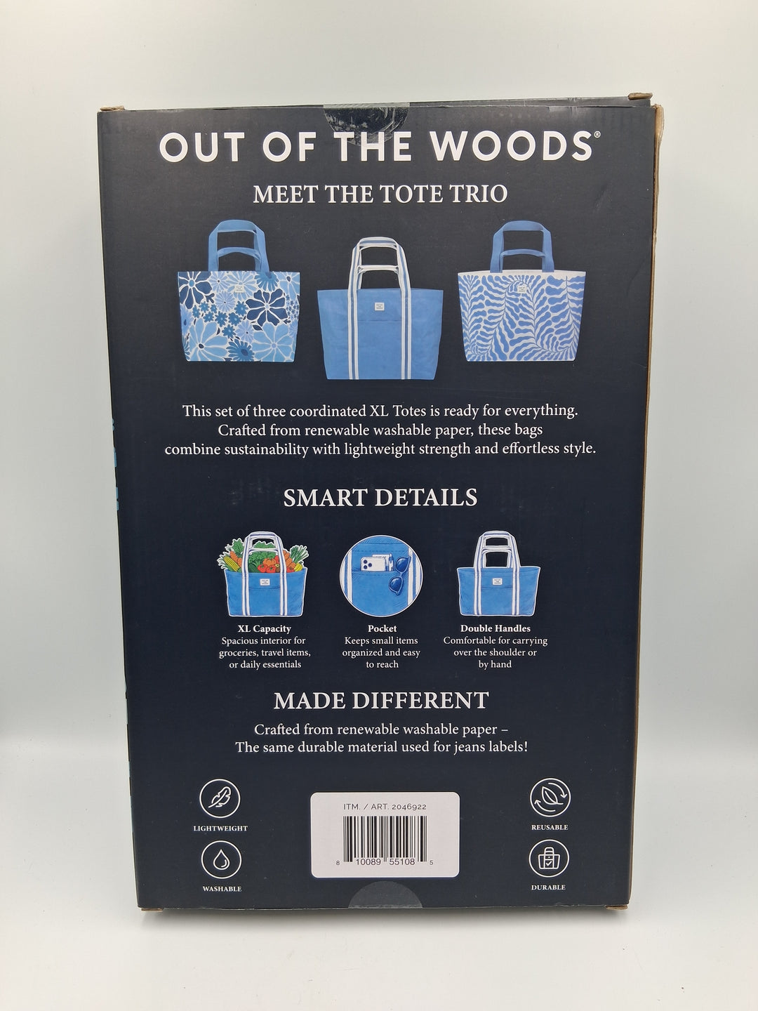 Out Of The Woods - XL Tote Trio