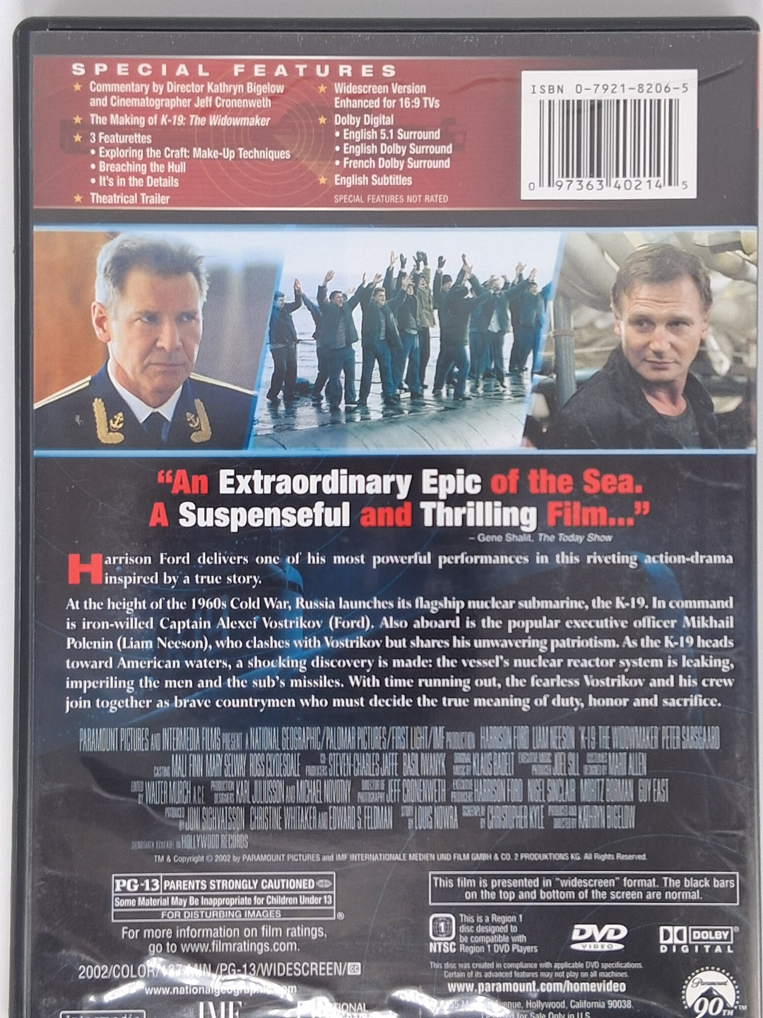 DVD - K-19 The Widowmaker