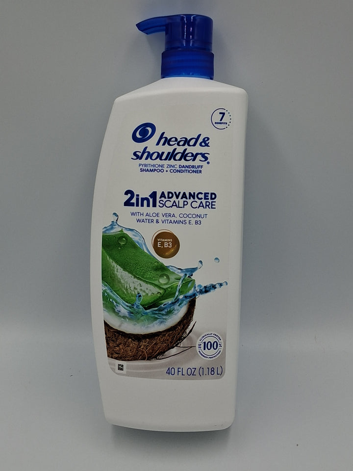 Head & Shoulders Shampoo and Conditioner 2-in-1 Advanced Scalp Care, 40 fl oz
