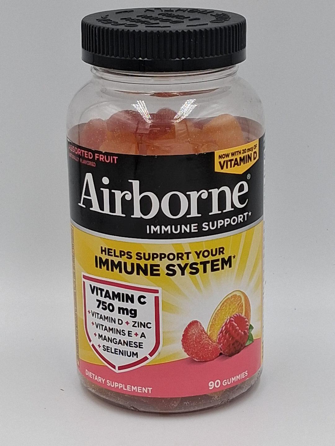 Airborne Gummy Immune Support Supplement, 90 Gummies