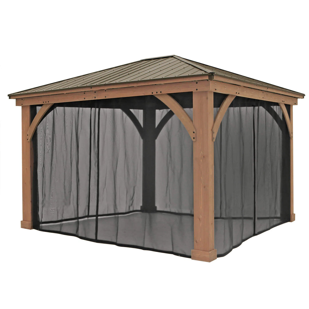 YARDISTRY - 12'x 14' Gazebo Mosquito Mesh Kit