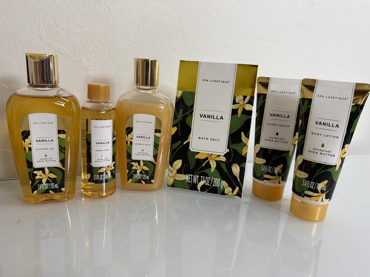 Lily Roy Vanilla and White Orchid Spa Sets