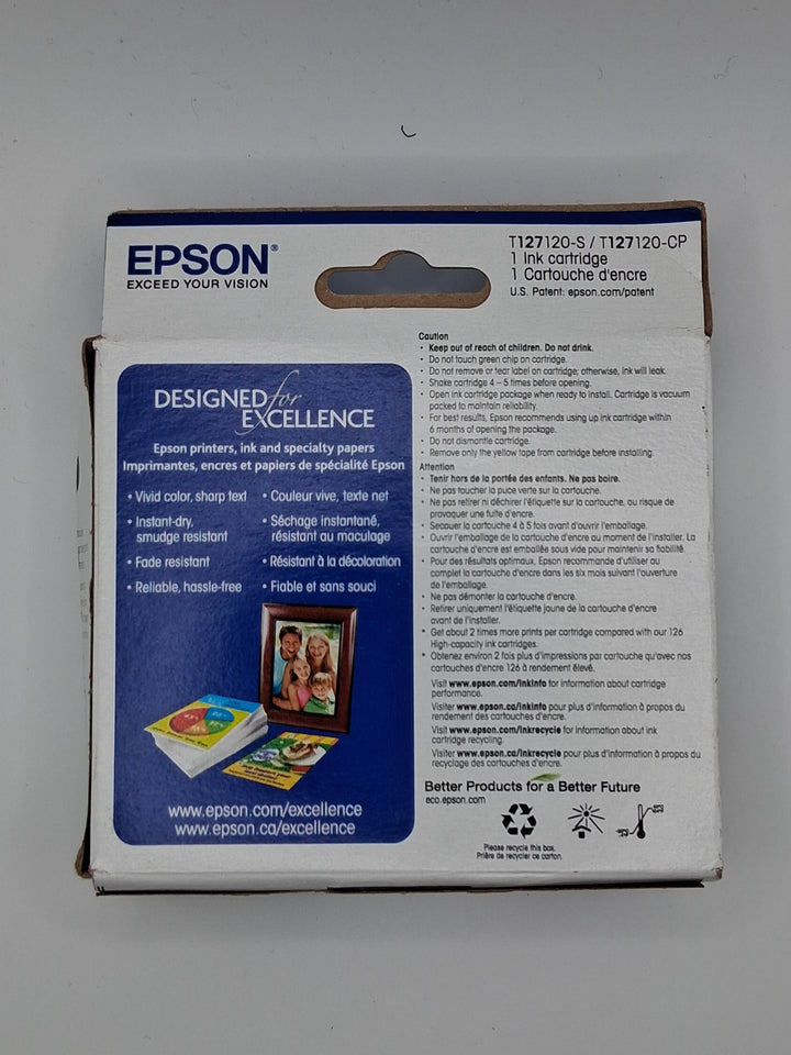 Epson 127 DURABrite Genuine Black XL Cartridge Plus Bonus