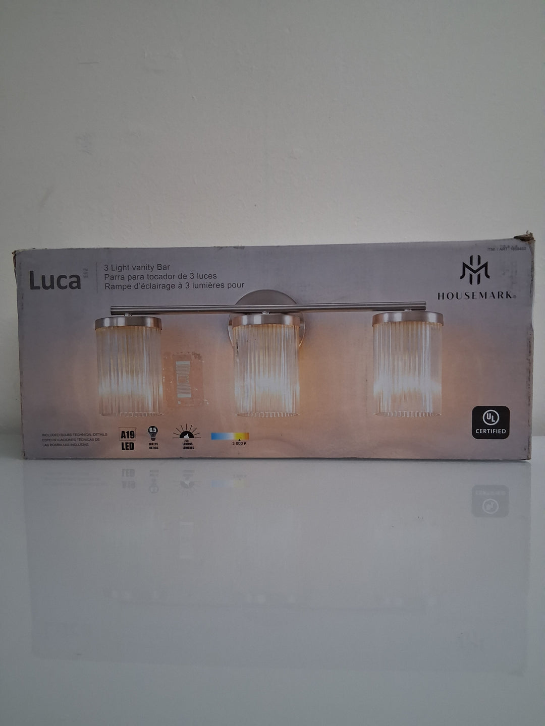Housemark Luca 3-light Vanity Wall Sconce