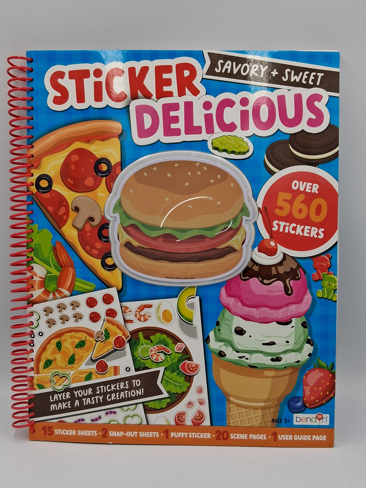 Bendon - Children's Book - Sticker Delicious "Savory & Sweet"