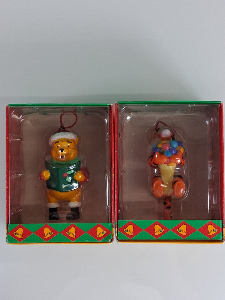 Vintage 1994 Disney Winnie the Pooh & Tigger Ornaments